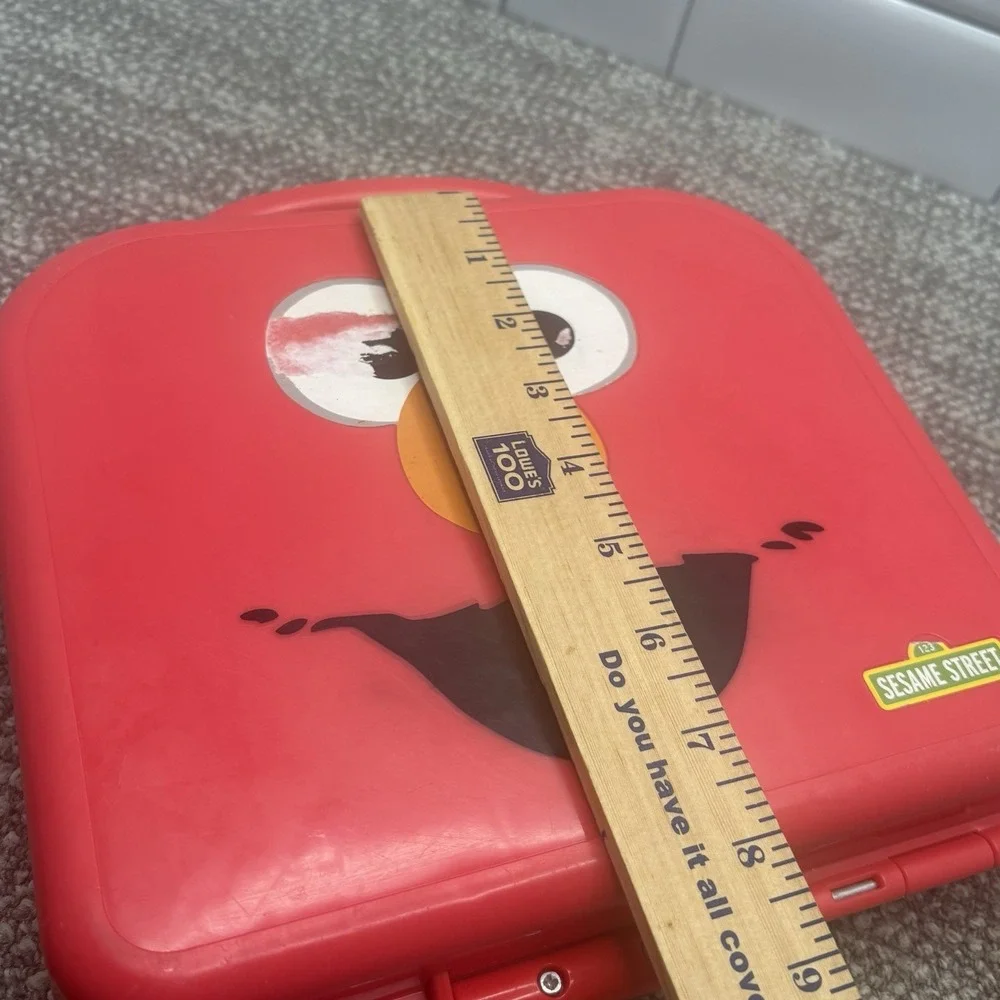 Sesame Streets Elmo On The Go ABC Carrying Case With ALL Letters!